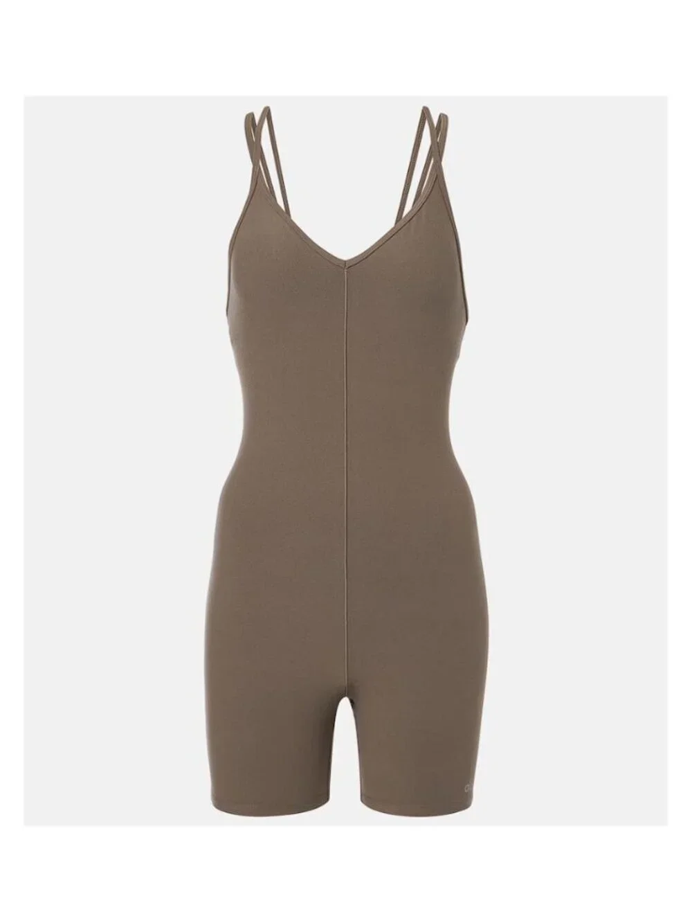ALO YOGA Women's Alosoft Suns Out Onesie Size S in Olive Tree